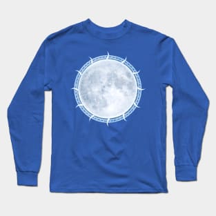 Grunge Moon Long Sleeve T-Shirt